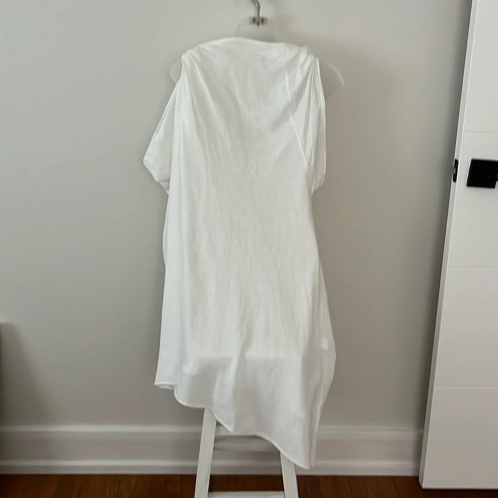 Zara linen blend asymmetrical dress - Picture 6 of 7
